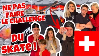 NE PAS FAIRE LE CHALLENGE DU SKATE ! On doit appeler les pompiers !