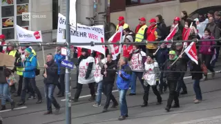 Dresden: Warnstreik im öffentlichen Dienst