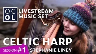 "Celtic Folk Songs" | Celtic Harp - Stephanie Liney | Live Session #3