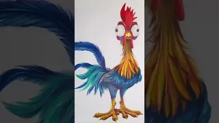 ✏️⚡ Desenhando o Galo da Moana 🐓