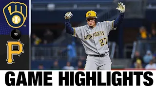 Brewers vs Pirates Highlights (4/26/22) | MLB