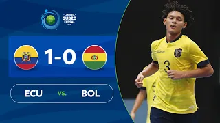 ECUADOR vs. BOLIVIA [1-0] | RESUMEN | CONMEBOL SUB20 FUTSAL 2022