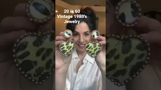 20 Vintage Jewelry Looks In 56 Seconds! Vintage Jewelry From The1980's!