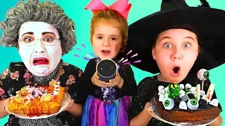 ALEXA PICKS OUR HALLOWEEN CAKE INGREDIENTS!! Pumpkin vs Chocolate