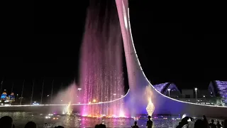 "We are the champions" on Sochi Olimpic Park water show