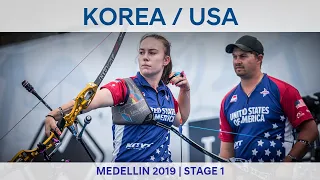 Korea v USA – recurve mixed team gold | Medellin 2019 World Cup S1