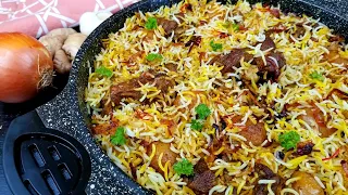 طبخ الزربيان العدني باللحم على اصووووله خطوة بخطوة | Yemeni style mutton biryani rice zurbian