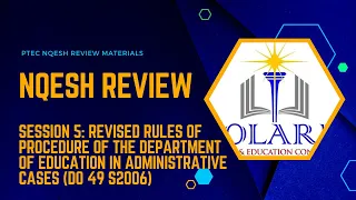 NQESH REVIEW Session 5:Revised Rules of Procedure of Department of Education in Administrative Cases