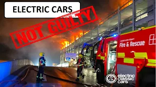 Luton Airport carpark fire