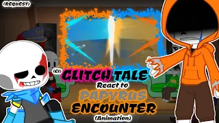 (G1) GLITCHTALE REACT TO PAPYRUS ENCOUNTER [ANIMATION] (REQUEST)