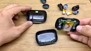 Open disassembly inside Bluetooth Earphones Stereo