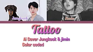 Tattoo - Ai jungkook and jimin by bts color coded
