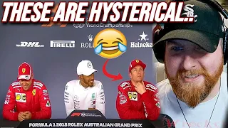 NASCAR Fan Reacts to Messy F1 Press Conferences