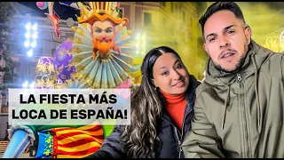 ESTÁ FIESTA DE ESPAÑA ES LO MAS INCREÍBLE QUE HE VISTO 😱| FALLAS VALENCIA 2024 🇪🇸