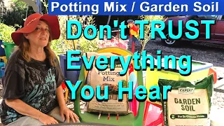 How to Grow with Potting Mix or Garden Soil EASY Container Gardening TIPS Garden in Pots Bucket Tote