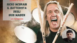 Nicko Mcbrain - la storia con gli IRON MAIDEN - batterista heavy metal