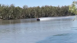 Sapphire Ski Race Boat Flyby #Robinvale80