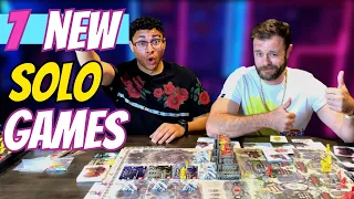 7 New Solo Board Games + The Great Wall Review