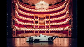 A racing masterpiece, where it really belongs. The BMW Art Car V12 LMR Jenny Holzer.