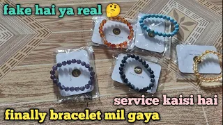 Pandit.com | bracelet unboxing and review | discount mila ya nahi full details | 5 crystal bracelet