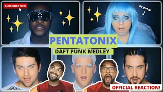 PENTATONIX- DAFT PUNK MASHUP (OFFICIAL MUSIC VIDEO) REACTION BY PRINCESSPUDDING!