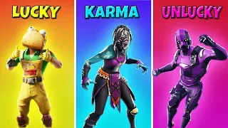 LUCKY vs KARMA vs UNLUCKY in Fortnite Battle Royale (Season X) Ep.18