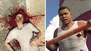 GTA 5 Franklin Kills Trevor in the final mission - Ending B