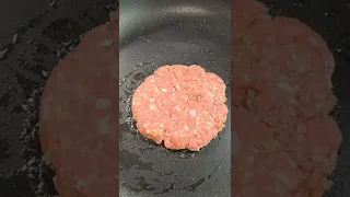 Pan Fry Hamburger Patty