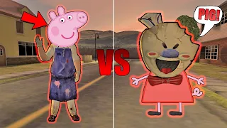 PIG ROD Funny moments in Ice Scream Chapter 3 || Experiments with Rod Episode 20