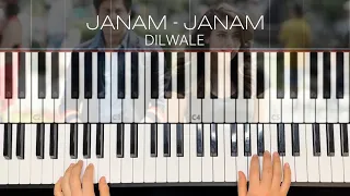 Janam Janam Dilwale / Easy Piano Tutorial / Beginner Piano