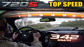 McLaren 720S has MIND BLOWING PERFORMANCE on the AUTOBAHN!