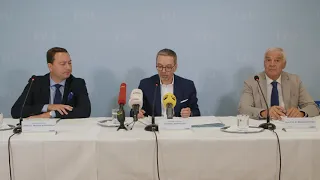 Pressekonferenz mit Herbert Kickl & Manfred Haimbuchner nach der FPÖ-Klubklausur