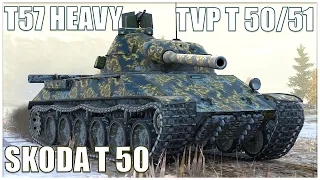 Skoda T 50, TVP T 50/51 & T57 Heavy ● WoT Blitz