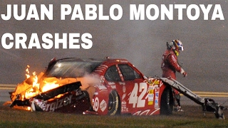 Juan Pablo Montoya Crash Comp