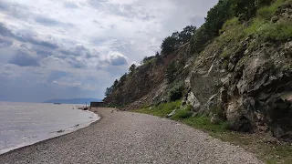 дальний (дикий) пляж Листвянки, Байкал