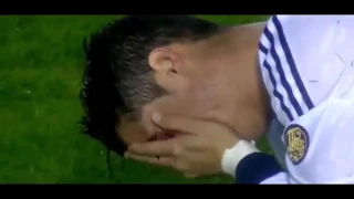 Cristiano Ronaldo le sale sangre por el ojo
