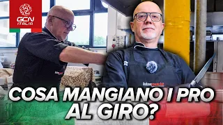 Il lavoro del cuoco di un team World Tour al Giro d’Italia.