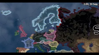 WHAT IF NORDIC COUNTRIES UNITED-HOI4 TIMELAPSE