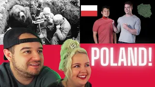 Americans react to Geography Now! POLAND | COUPLE REACTION VIDEO