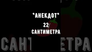 🌶Анекдот про 22сантиметра Смешные короткие до слёз Свежие юмористические на любой вкус из России