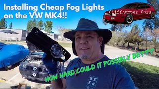 MK4 Jetta Aftermarket Fog Light Install