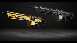 Золотой Stoner LMG A1 — Warface (С БОНУСНЫХ КОРОБОК)