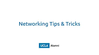 Networking Tips and Tricks