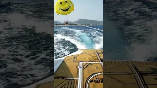 3 kids flying with Parasailing | Water Sports Antalya / Turkey