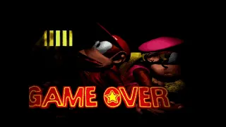 Donkey Kong Country 2 (SNES) GAME OVER Screen