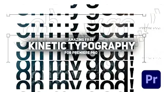 FREE Crazzy Kinetic Typography for Premiere Pro CC (MOGRT)