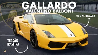 SÓ 250 NO MUNDO! Gerson acelera a rara Lamborghini Gallardo Valentino Balboni!