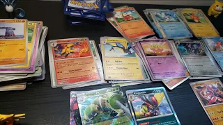 Pokemon Scarlet and Violet TCG Sorting Time Lapse Part 2 - Numerical Order and Swaps 2/3