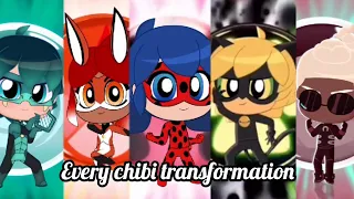 Miraculous Chibi Transformation and Power Scene!