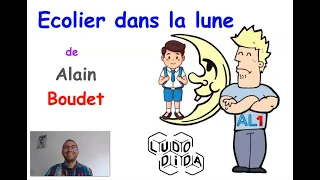 👍🏻 ETUDIONS TA POESIE ☁️ Ecolier dans la lune 🌛 Alain Boudet